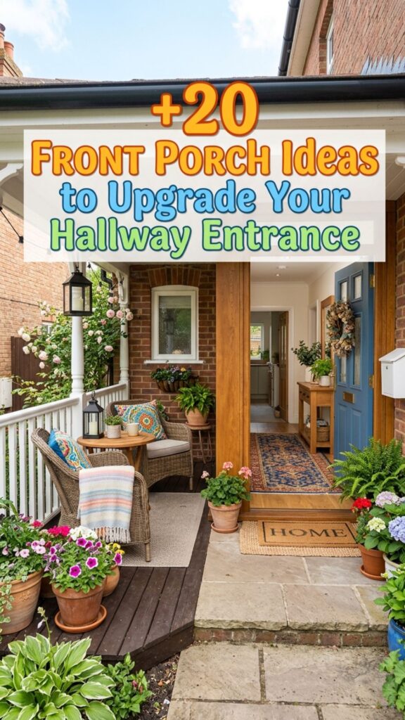1. 20 Front Porch Ideas to Upgrade Your Hallway Entrance