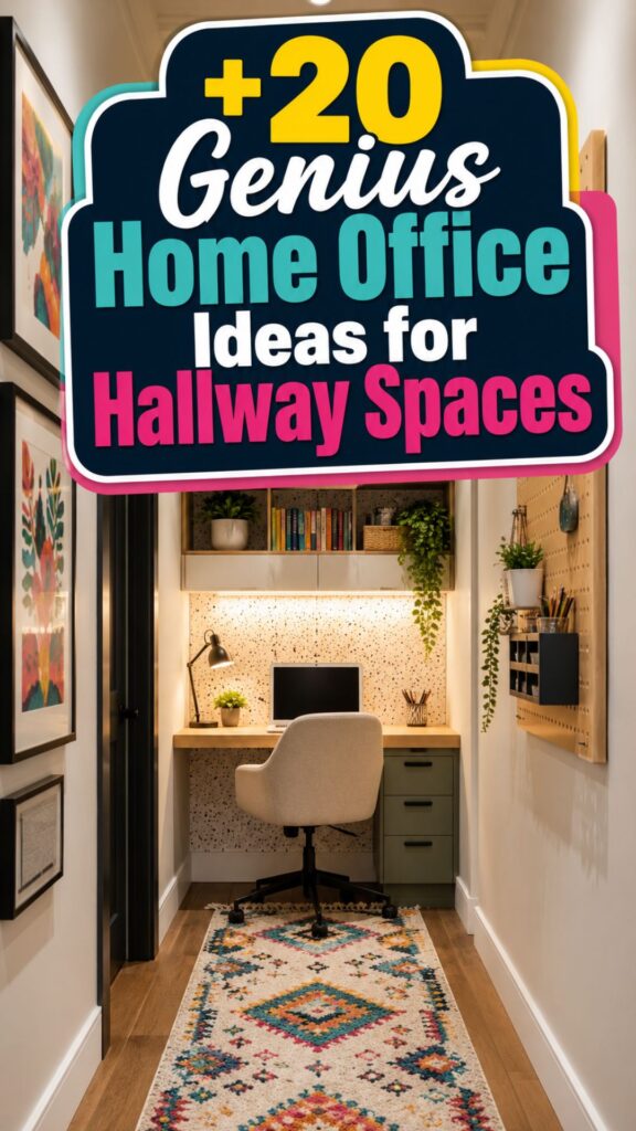 1. 20 Genius Home Office Ideas for Hallway Spaces