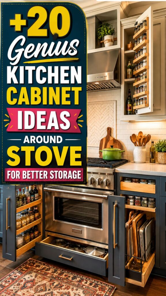 1. 20 Genius Kitchen Cabinet Ideas Around Stove for Better Storage