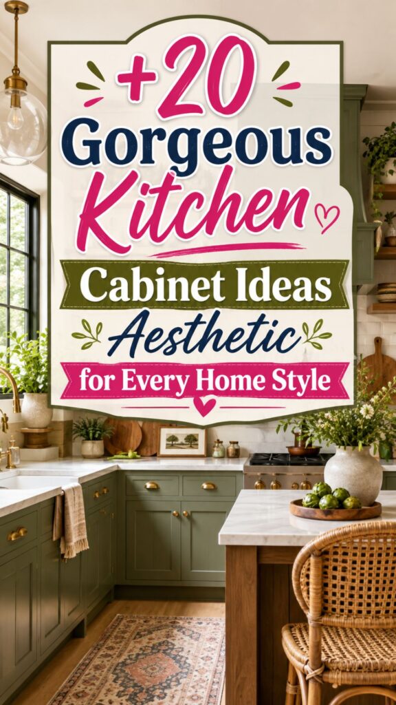 1. +20 Gorgeous Kitchen Cabinet Ideas Aesthetic for Every Home Style