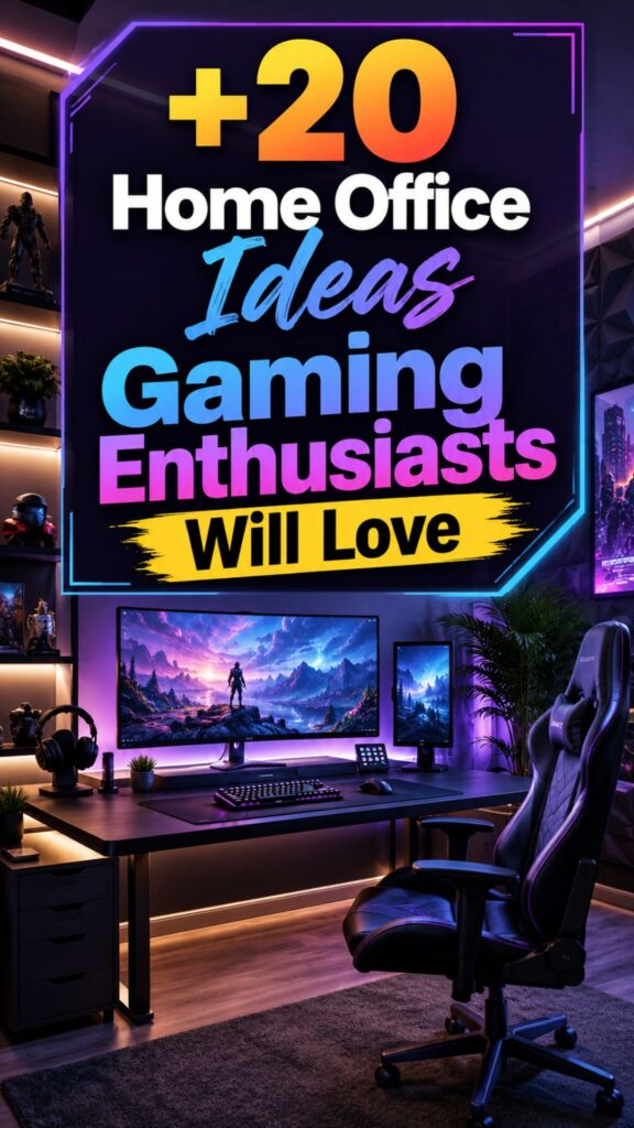 1. 20 Home Office Ideas Gaming Enthusiasts Will Love