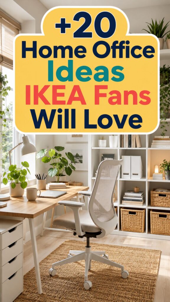 1. 20 Home Office Ideas IKEA Fans Will Love