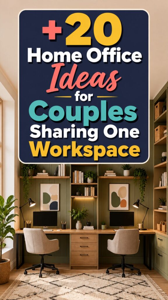 1. 20 Home Office Ideas for Couples Sharing One Workspace