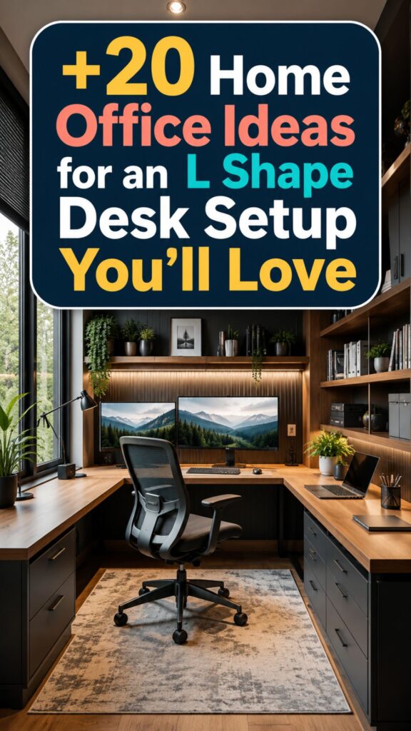 1. 20 Home Office Ideas for an L Shape Desk Setup You’ll Love