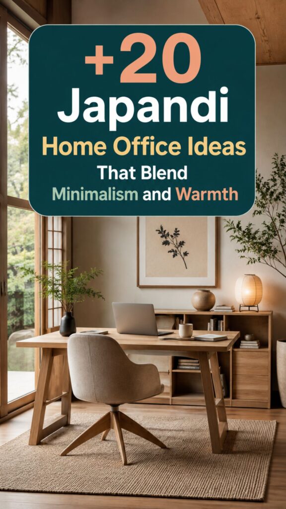1. 20 Japandi Home Office Ideas That Blend Minimalism and Warmth