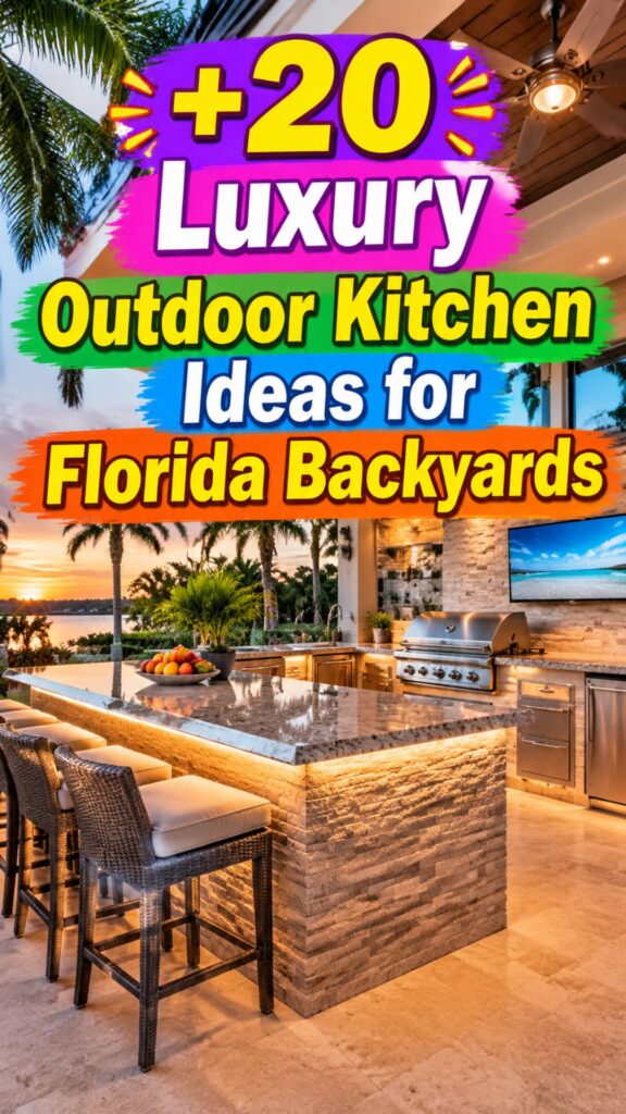 1. 20 Luxury Outdoor Kitchen Ideas for Florida Backyards