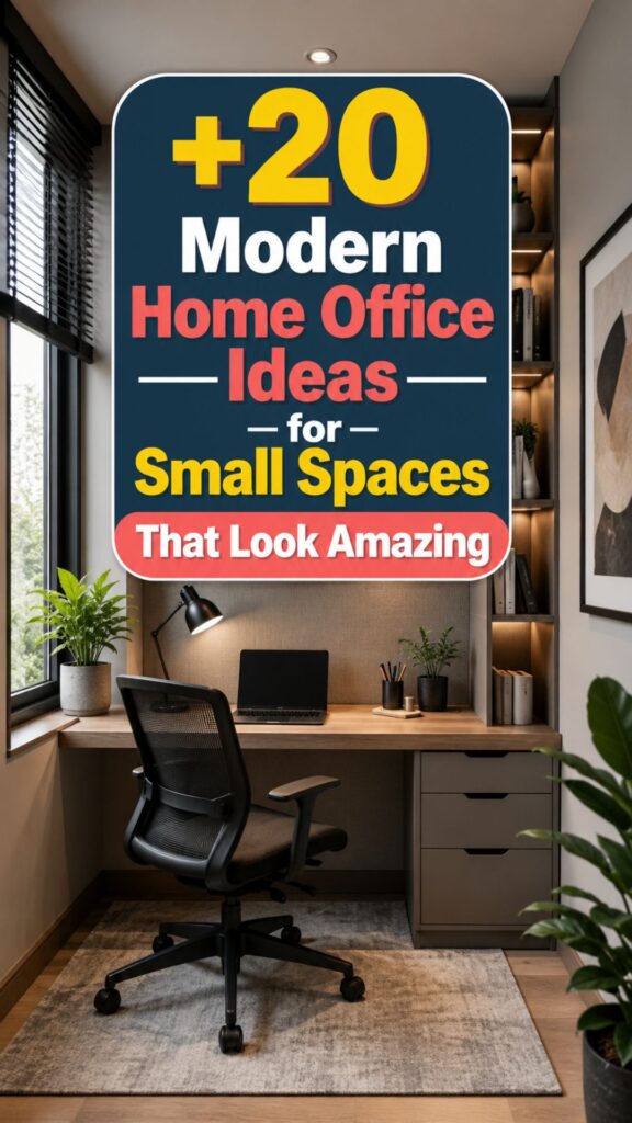 1. 20 Modern Home Office Ideas for Small Spaces That Look Amazing
