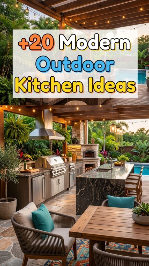 1. 20 Modern Outdoor Kitchen Ideas Bloxburg Homes Need