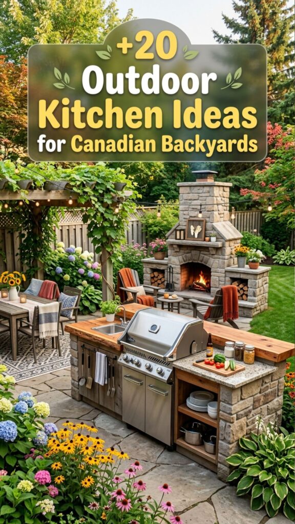 1. 20 Modern Outdoor Kitchen Ideas for Canadian Backyards