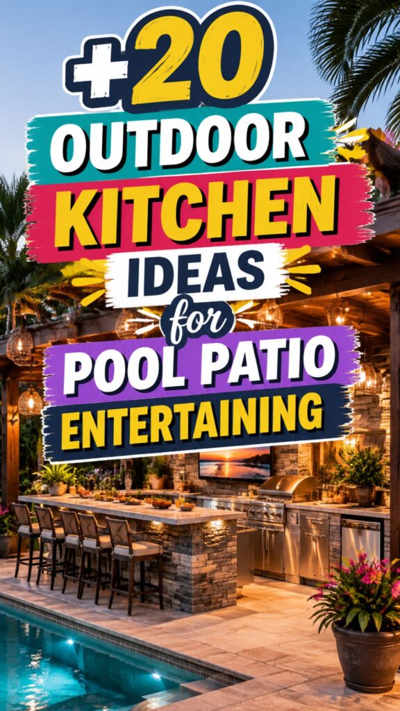 1. 20 Outdoor Kitchen Ideas for Pool Patio Entertaining