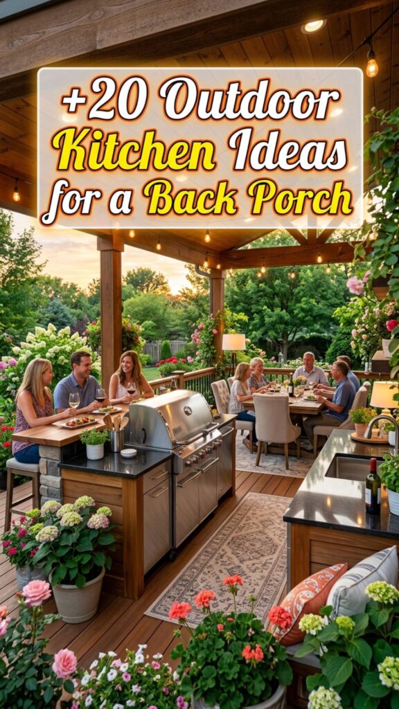 1. 20 Outdoor Kitchen Ideas for a Back Porch You’ll Love