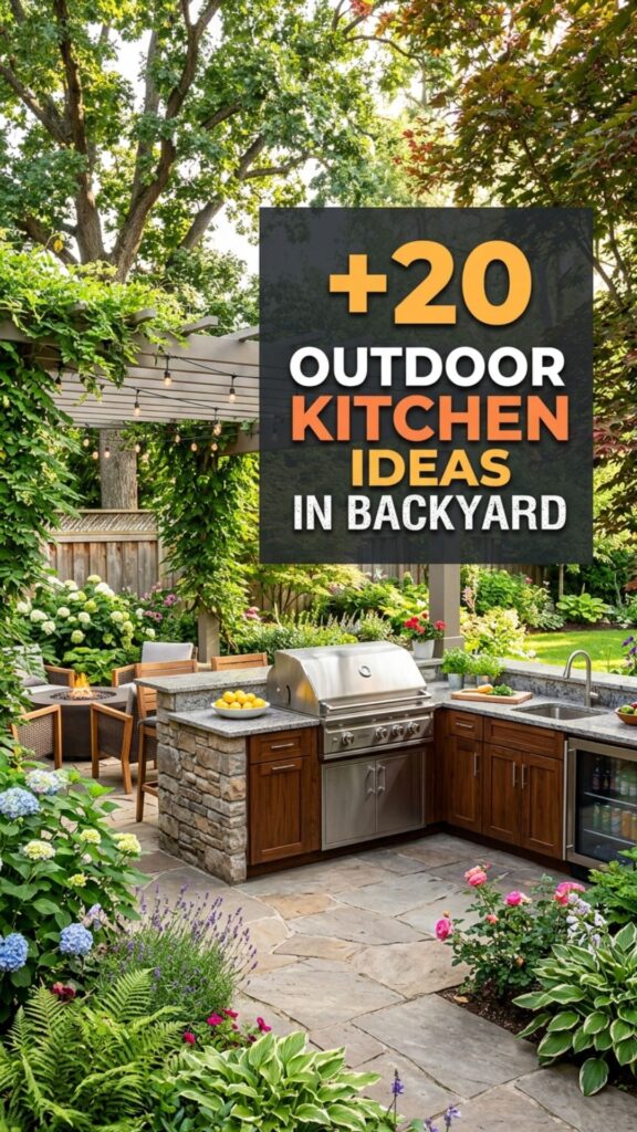 1. 20 Outdoor Kitchen Ideas to Transform Your Backyard