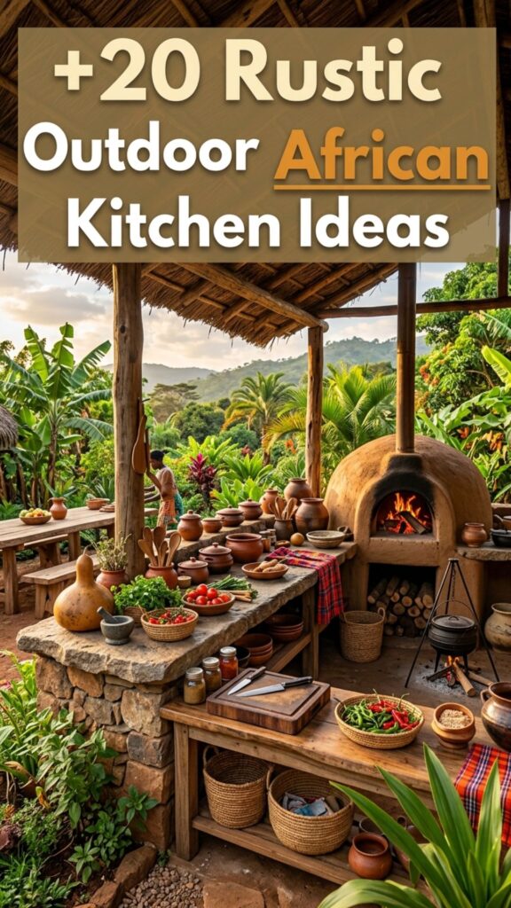 1. 20 Rustic Outdoor Kitchen Ideas African Inspired Spaces