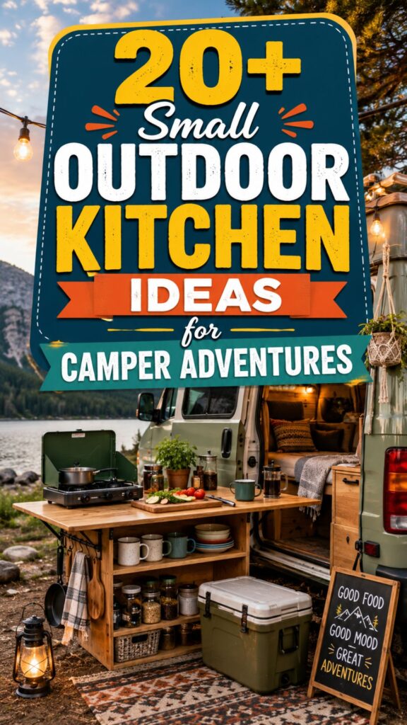 1. 20 Small Outdoor Kitchen Ideas for Camper Adventures