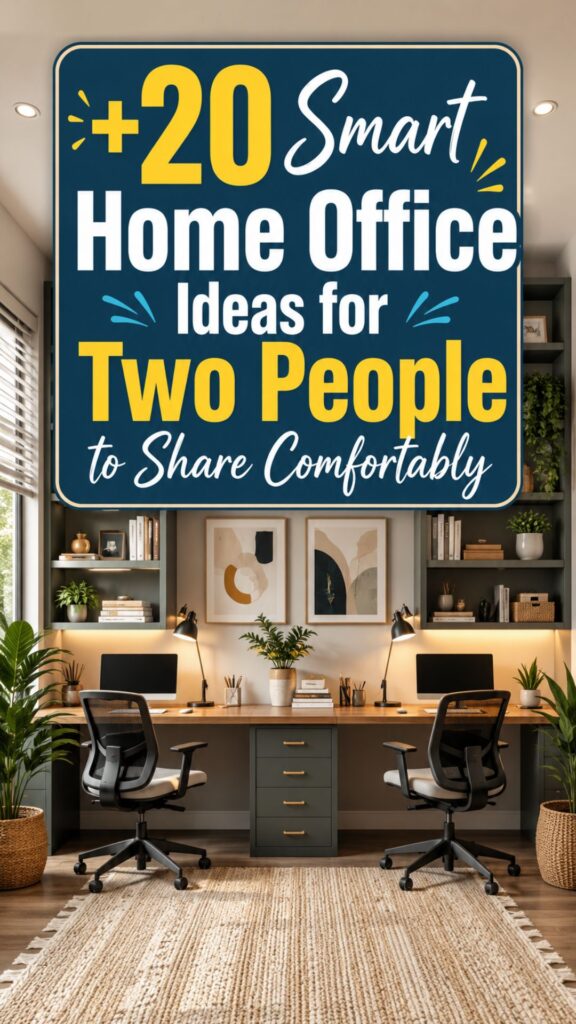1. 20 Smart Home Office Ideas for Two People to Share Comfortably