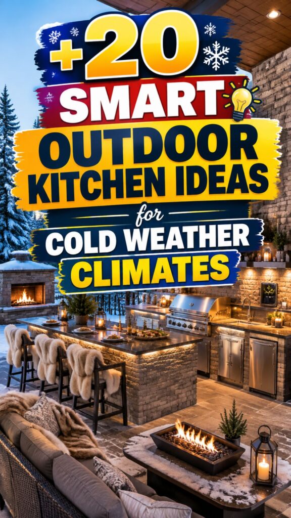 1. 20 Smart Outdoor Kitchen Ideas for Cold Weather Climates