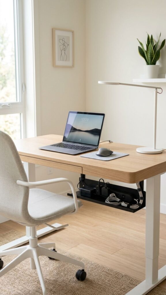 16. Use Hidden Cable Management