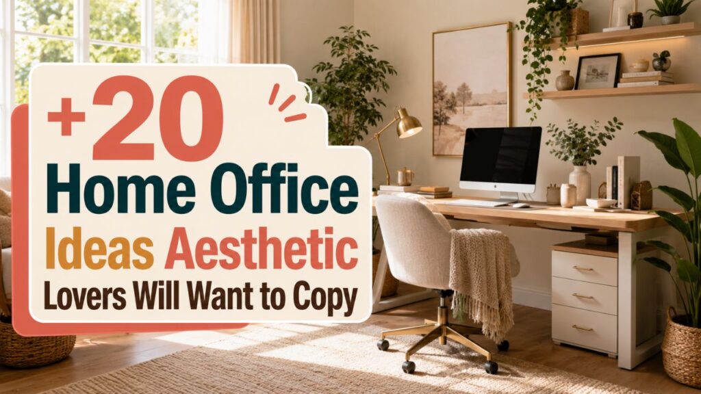 +20 Home Office Ideas Aesthetic Lovers Will Want to Copy