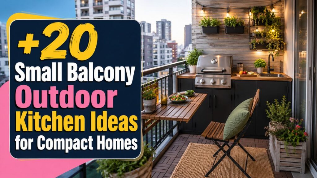 20 Small Balcony Outdoor Kitchen Ideas for Compact Homes