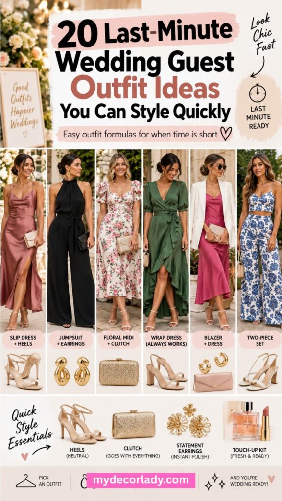 20 Last-Minute Wedding Guest Outfit Ideas You Can Style Quickly