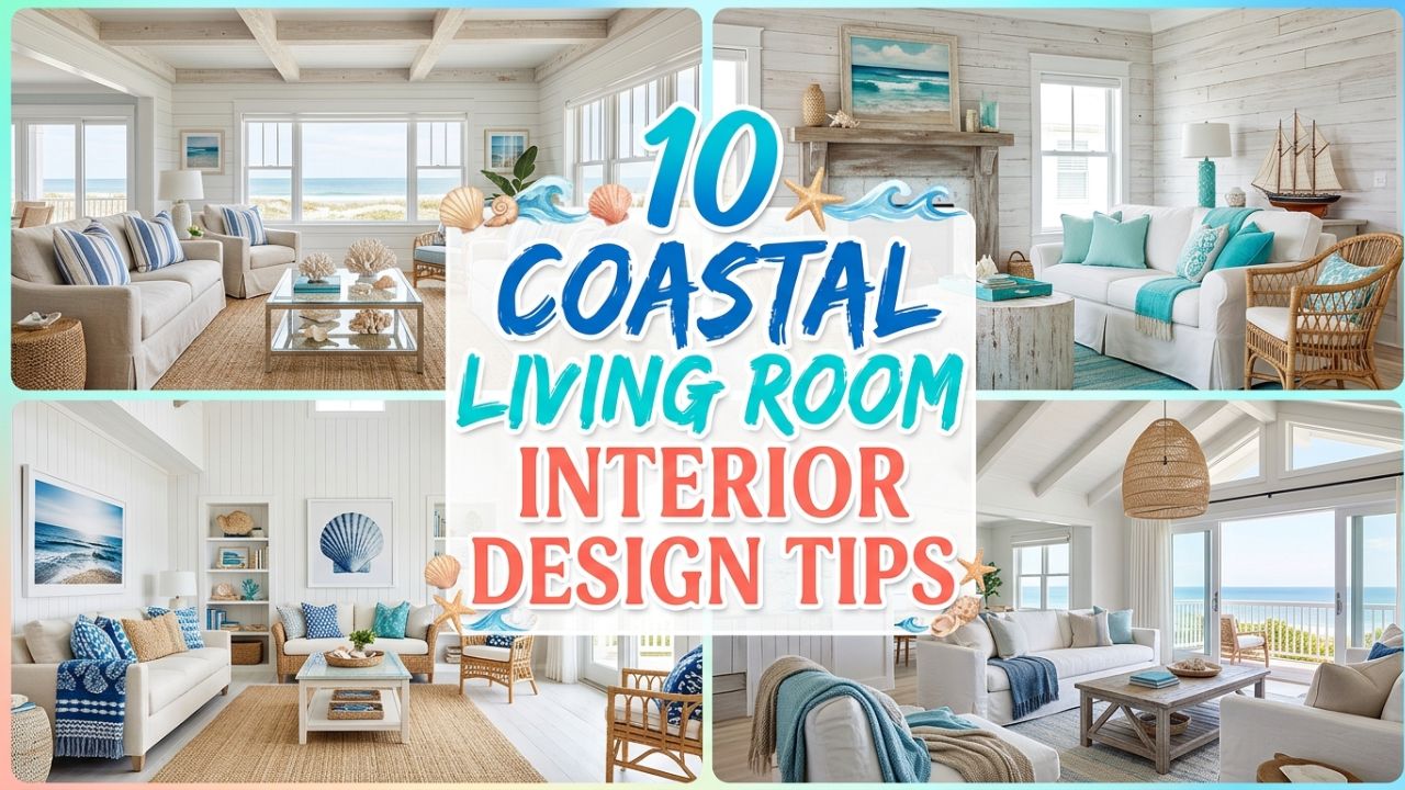 10 Coastal Living Room Interior Design Ideas for a Breezy, Beachy Feel