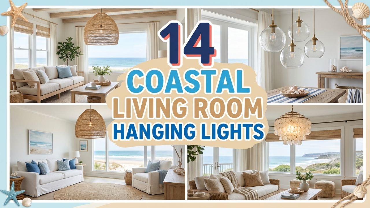 14 Coastal Hanging Lights for a Breezy, Beachy Living Room Vibe