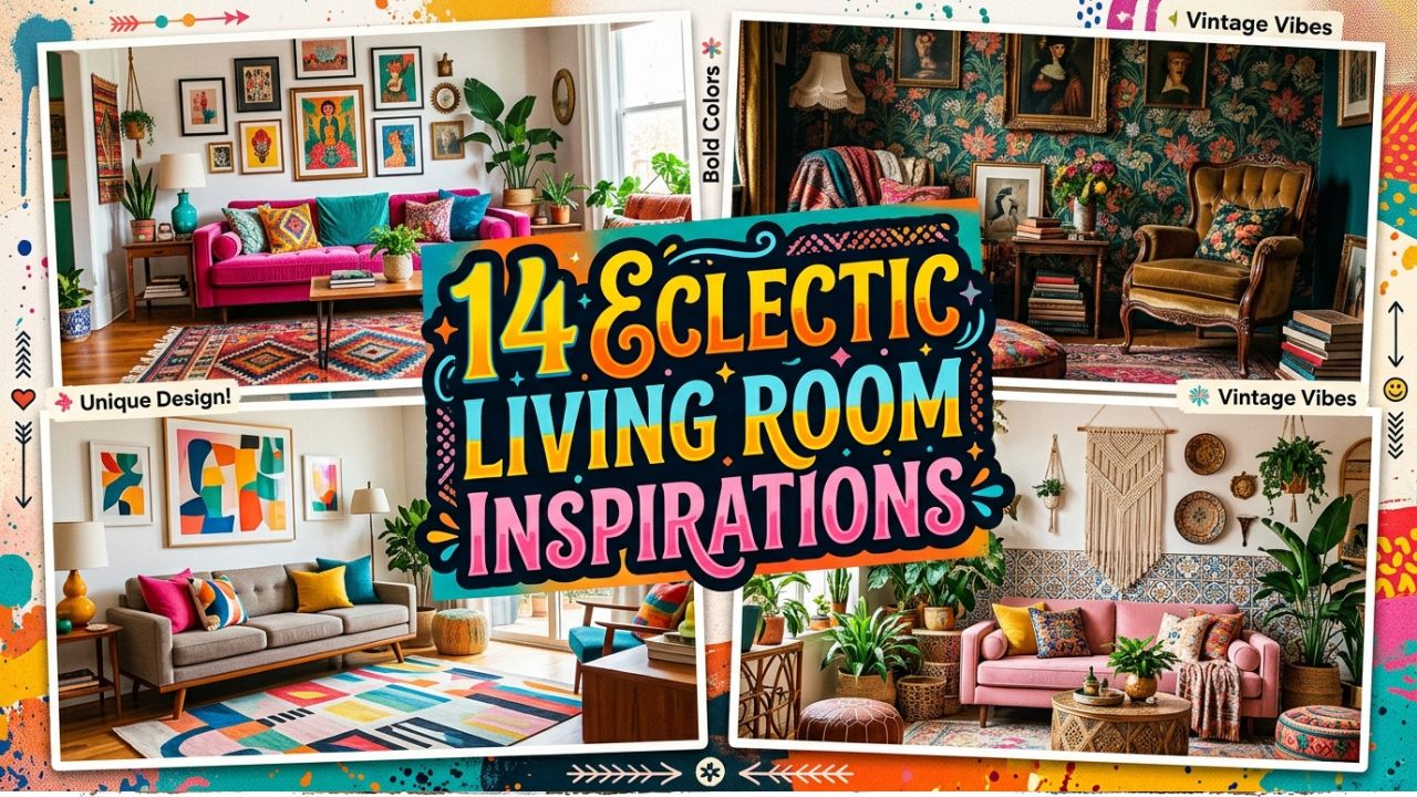 14 Eclectic Living Room Inspirations to Showcase Your Personality