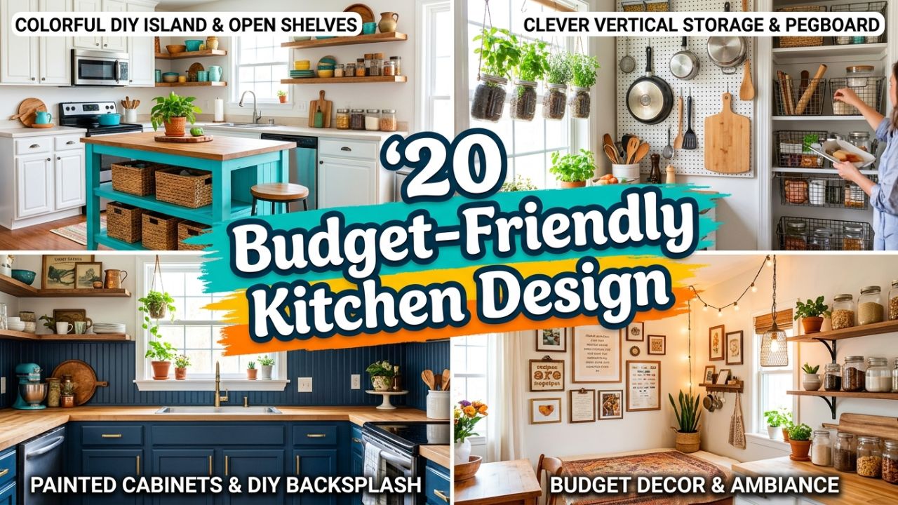 20 Budget-Friendly Kitchen Design Plans for Any Space