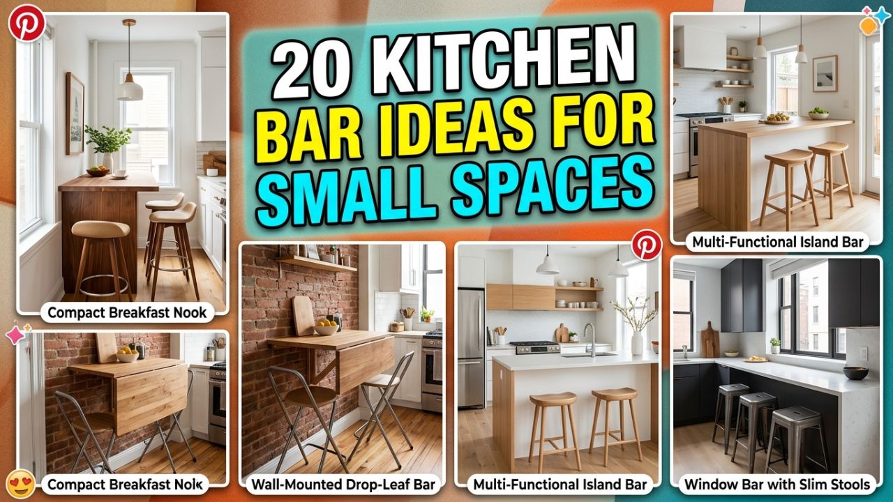 20 Creative Kitchen Bar Ideas for Small Spaces