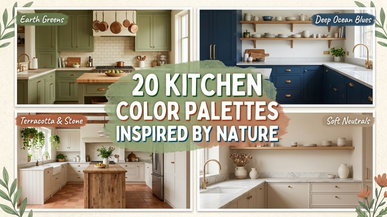 20 Earthy Kitchen Color Palettes Inspired by Nature