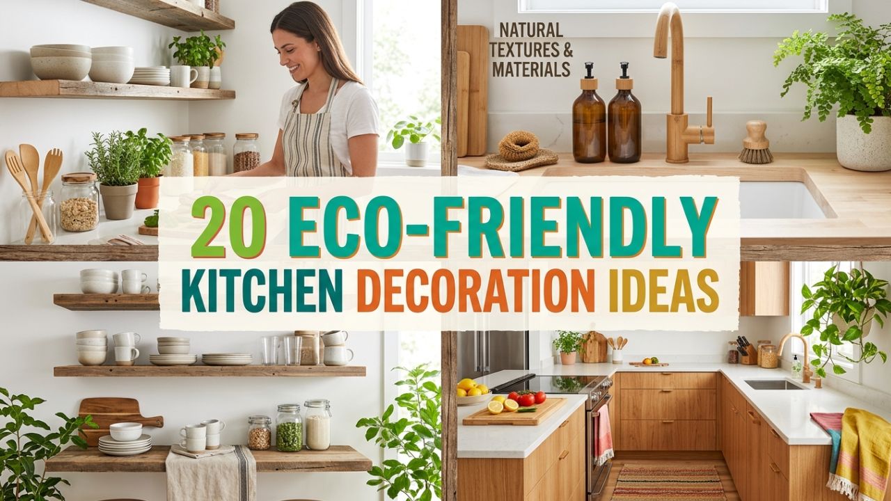 20 Eco-Friendly Kitchen Decoration Ideas for Sustainable Living