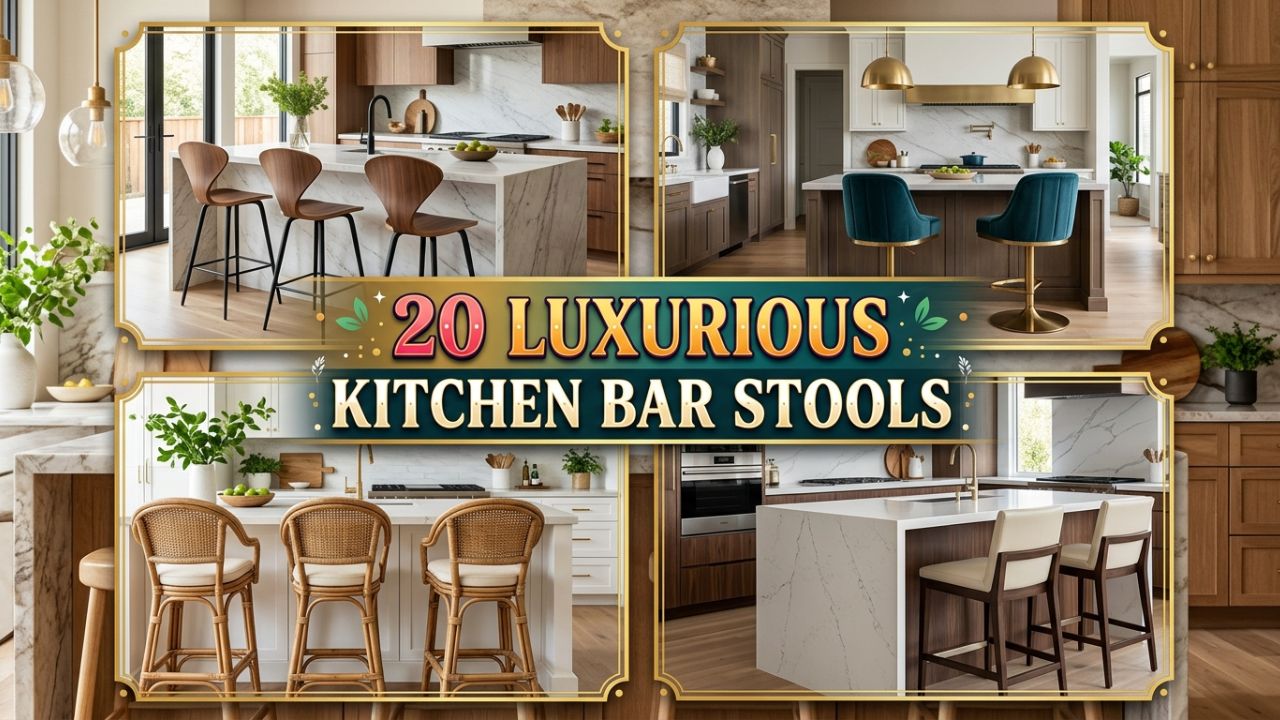 20 Luxurious Kitchen Bar Stools for a High-End Look