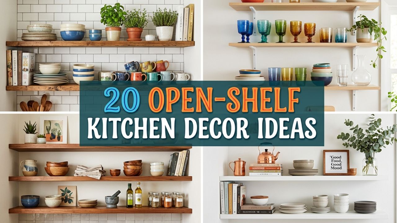 20 Open-Shelf Kitchen Decor Ideas for a Modern Touch