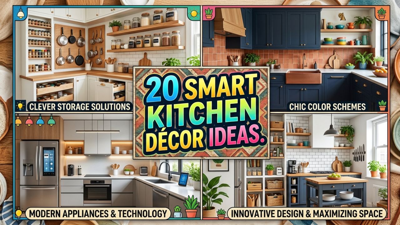 20 Smart Kitchen Décor Ideas for a High-Tech Space