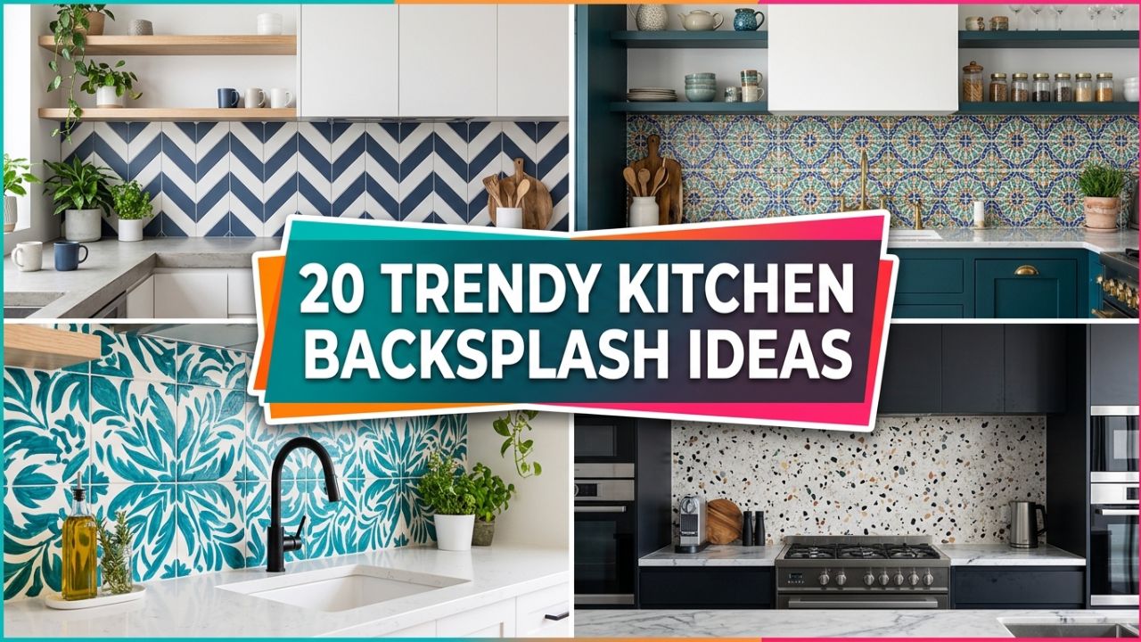 20 Trendy Kitchen Backsplash Ideas for a Modern Look