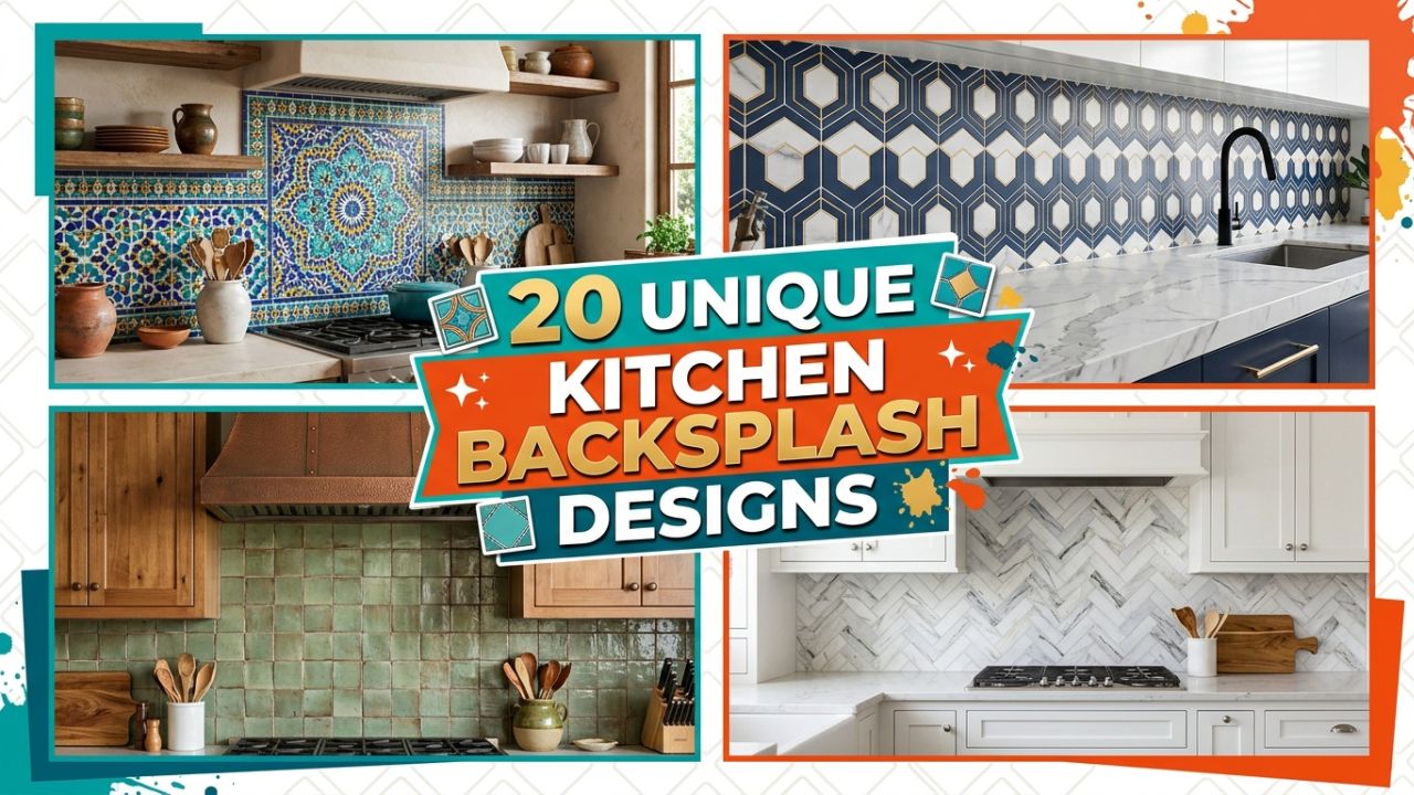 20 Unique Kitchen Backsplash Designs That Wow