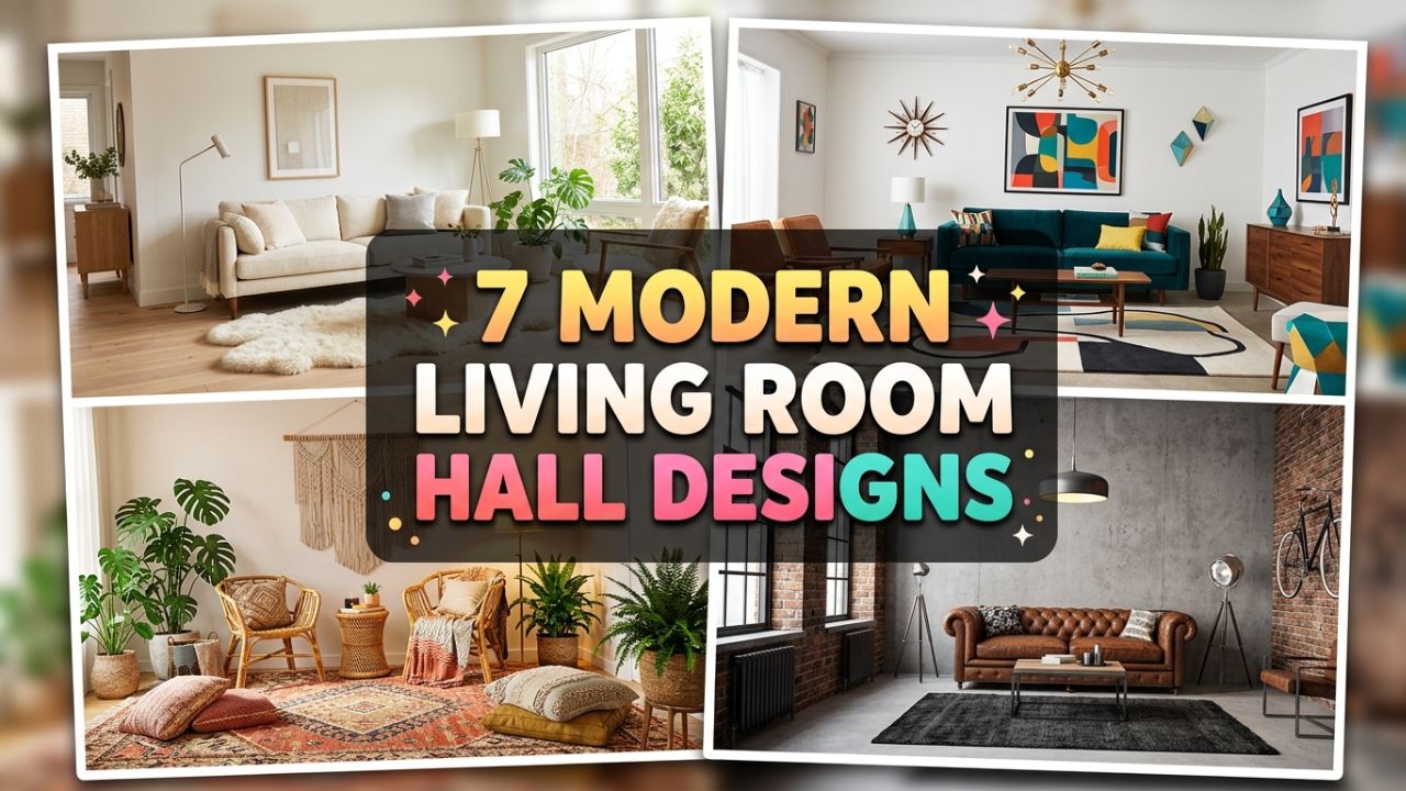 7 Modern Living Room Hall Designs for a Sleek and Stylish Space