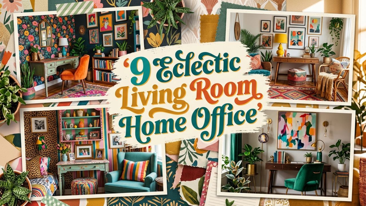 9 Eclectic Living Room Home Office Ideas to Spark Creativity