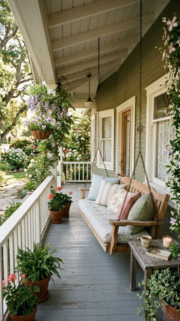 1. Add a Classic Porch Swing