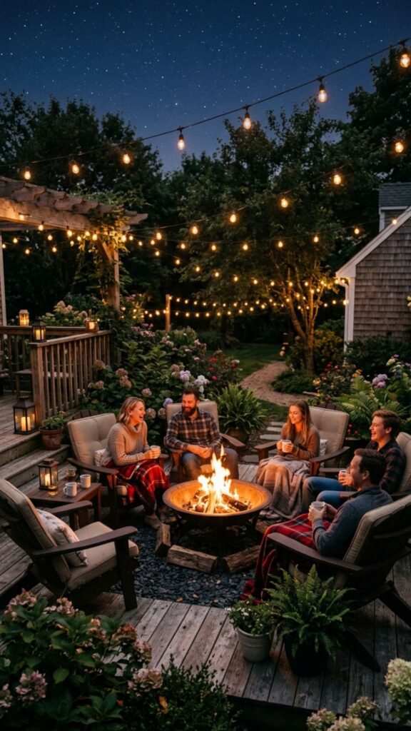 1. Build a Cozy Fire Pit Circle