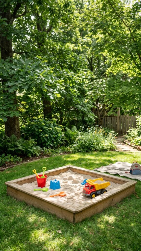 1. Build a Simple DIY Sandbox