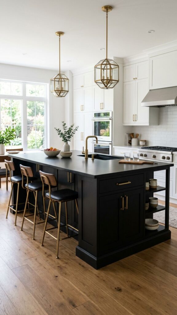 1. Classic Matte Black Island