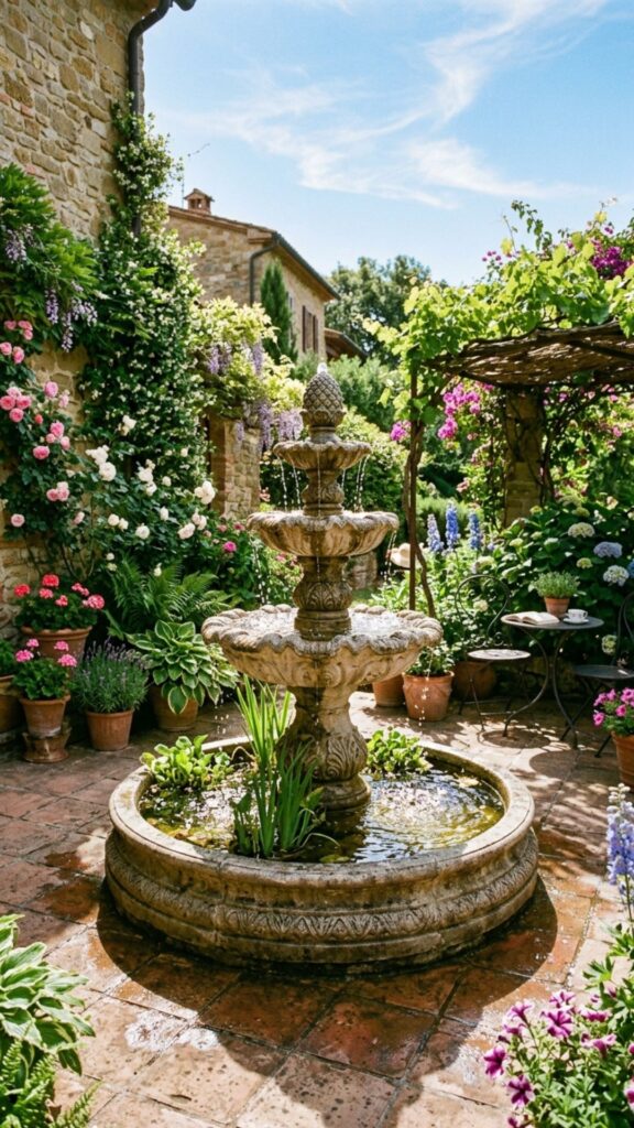 1. Classic Tiered Fountain