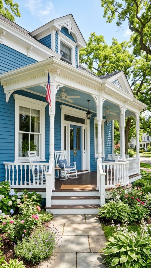 1. Crisp White Trim for Instant Contrast