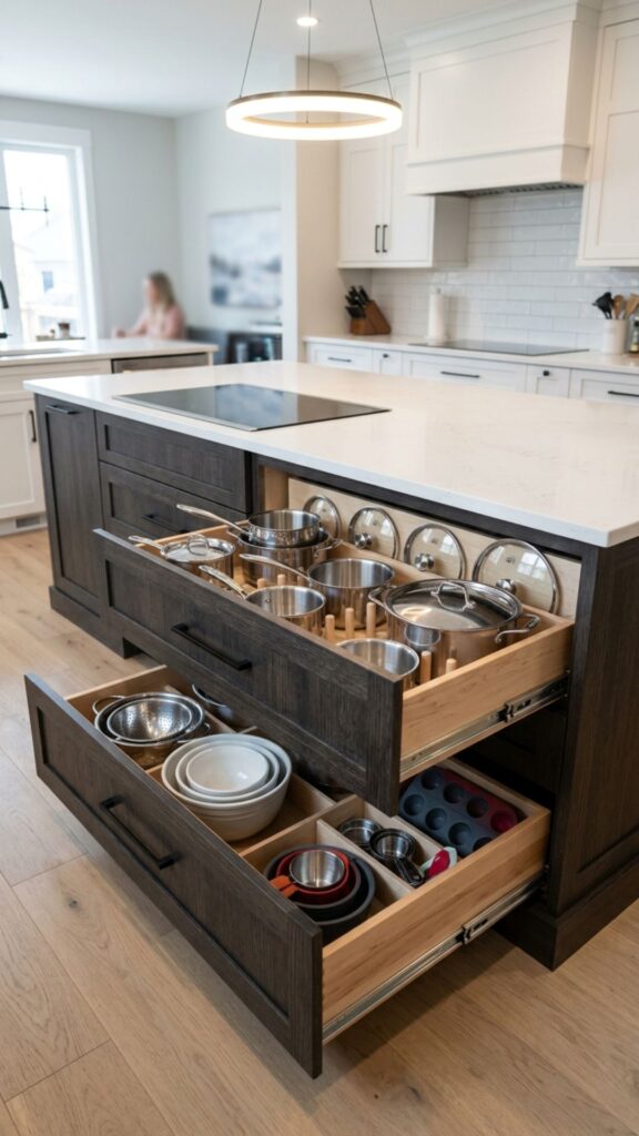 1. Deep Drawer Base for Pots and Pans