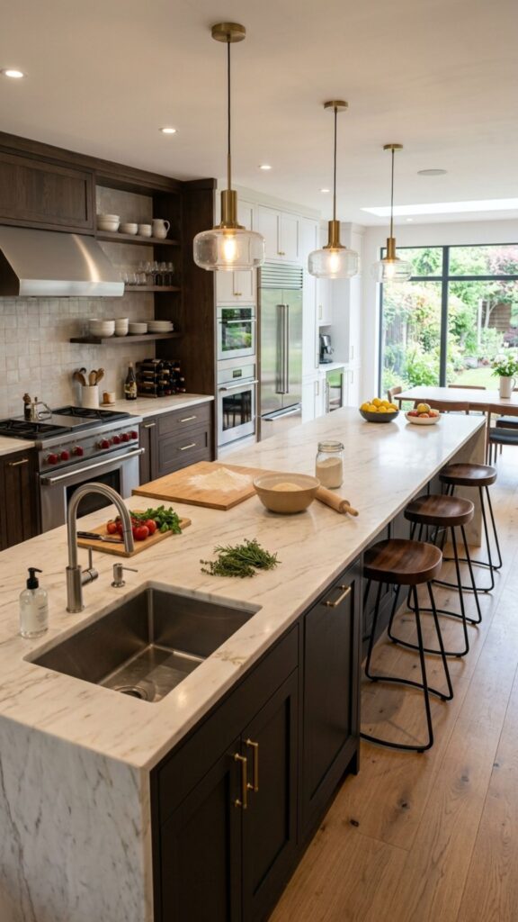 1. Double Up on Prep and Cooking Zones