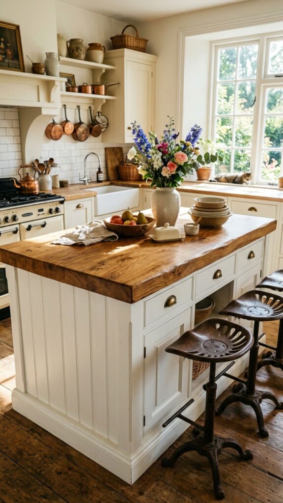 1. Go Bold With a Butcher Block Top