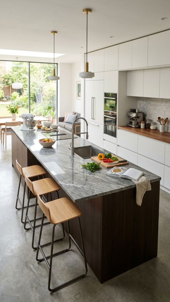 1. Go With an L-Shaped Corner Island