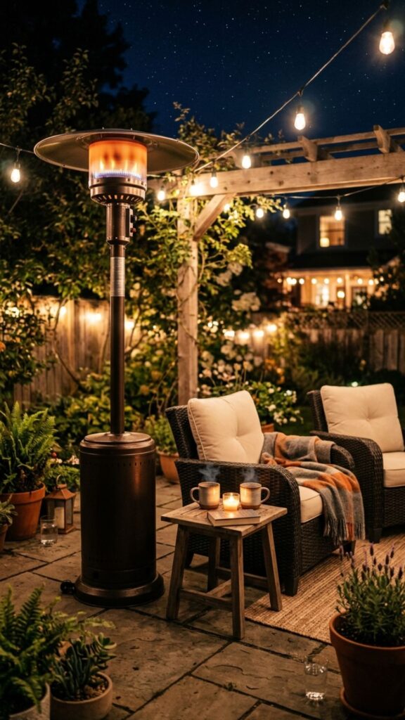 1. Install a Freestanding Propane Patio Heater
