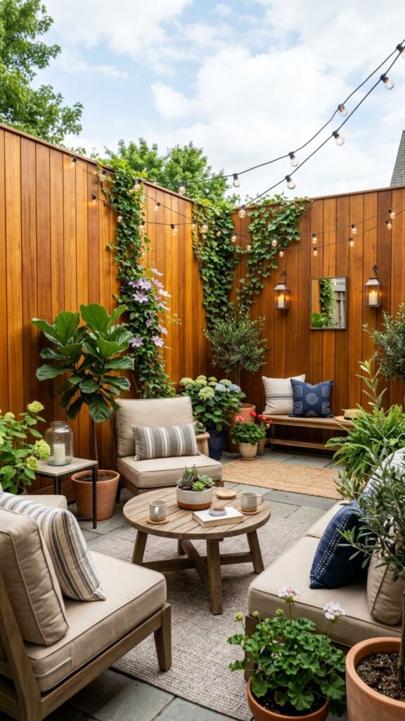 1. Install a Solid Privacy Fence